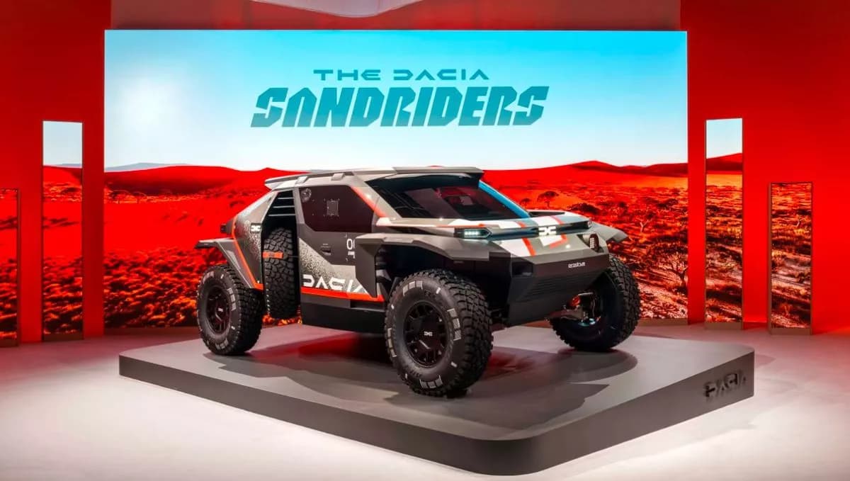 Dacia Sandrider: Dakarský špeciál vyzerá futuristicky a poháňa ho vidlicový šesťvalec